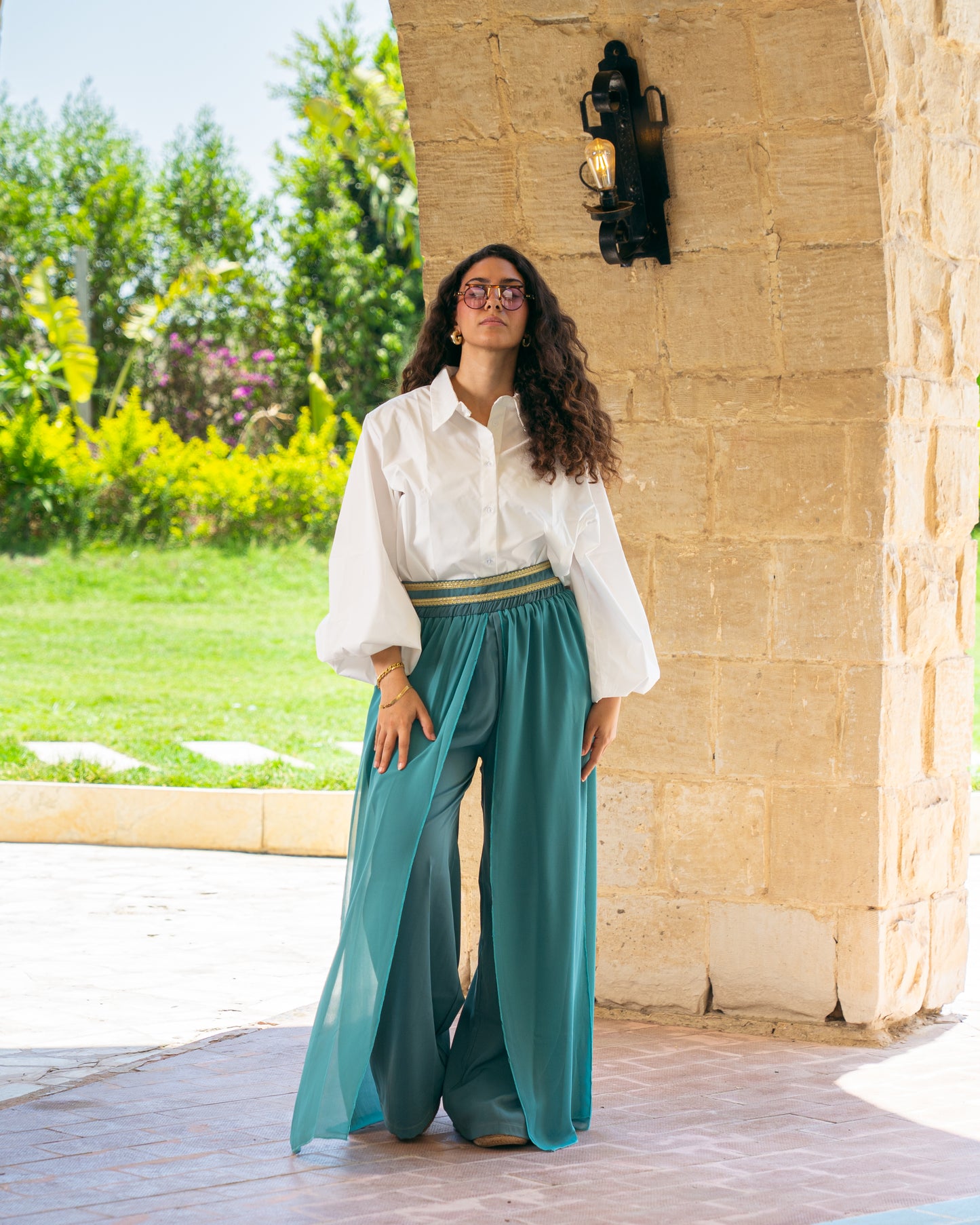 Sea Breeze Pants In Teal