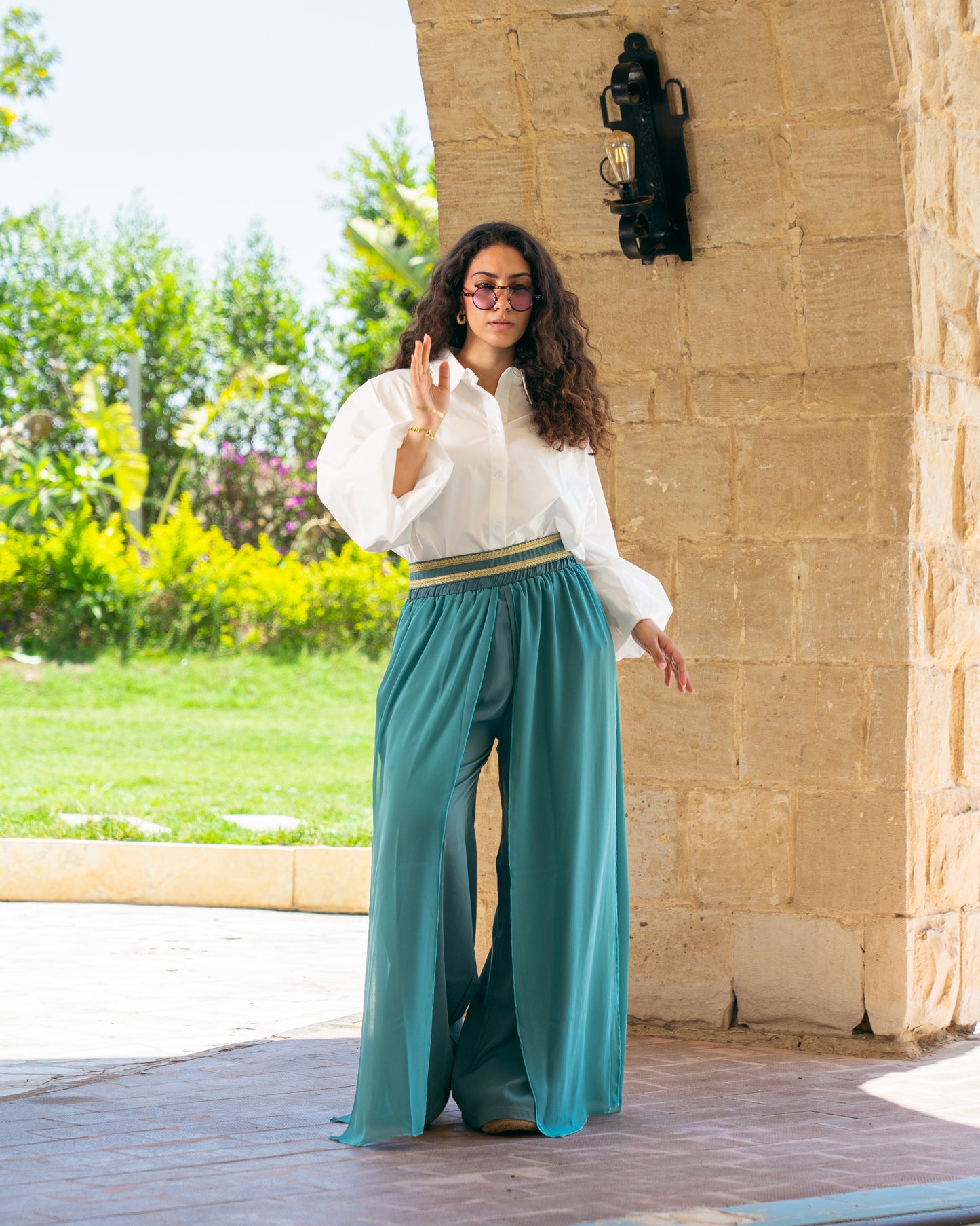 Sea Breeze Pants In Teal