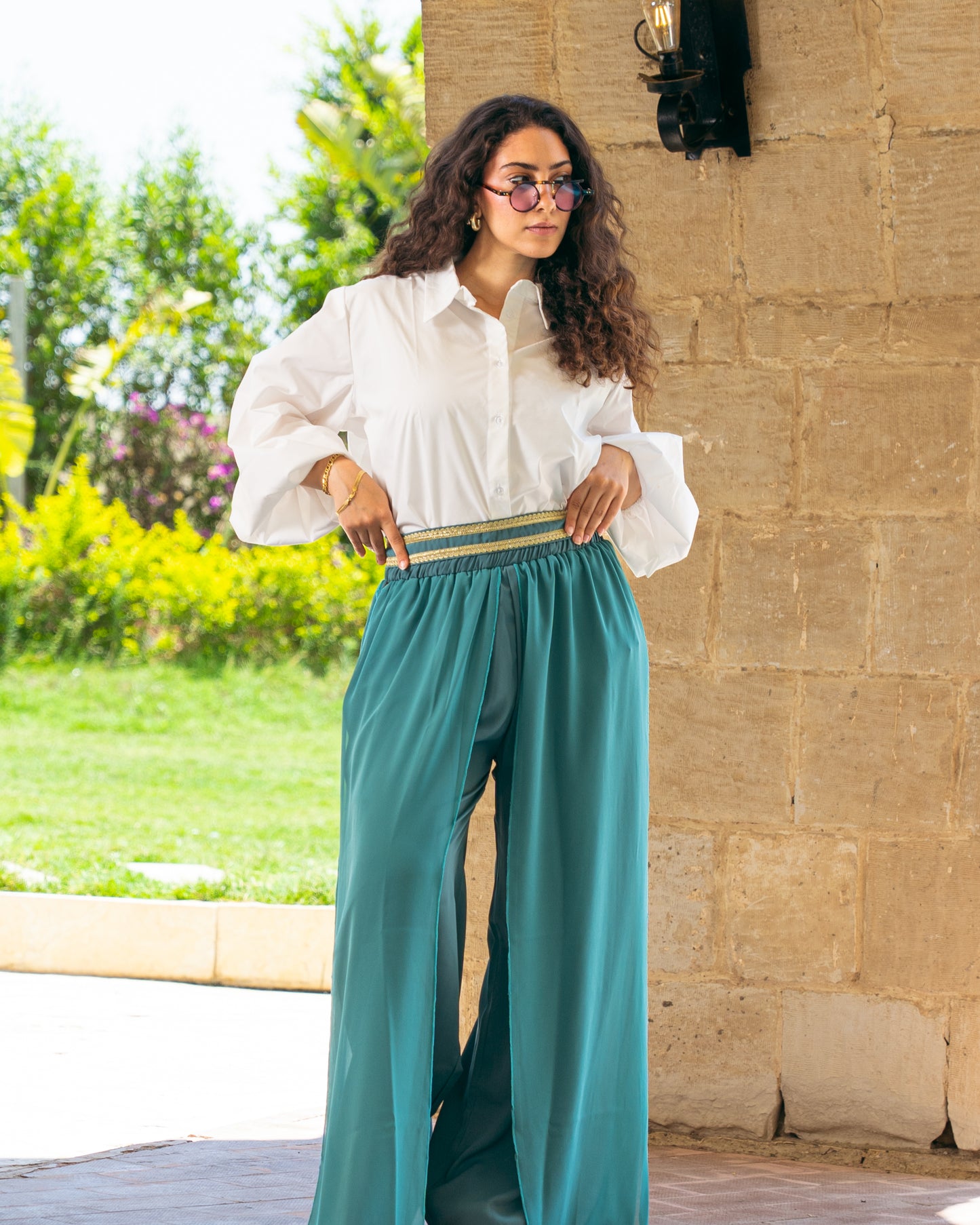Sea Breeze Pants In Teal