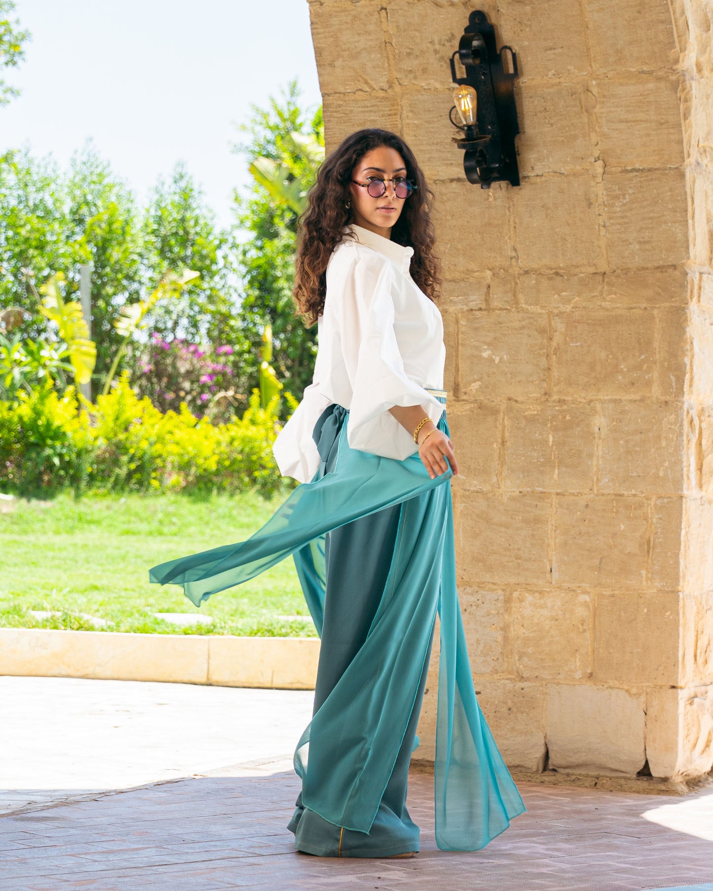 Sea Breeze Pants In Teal
