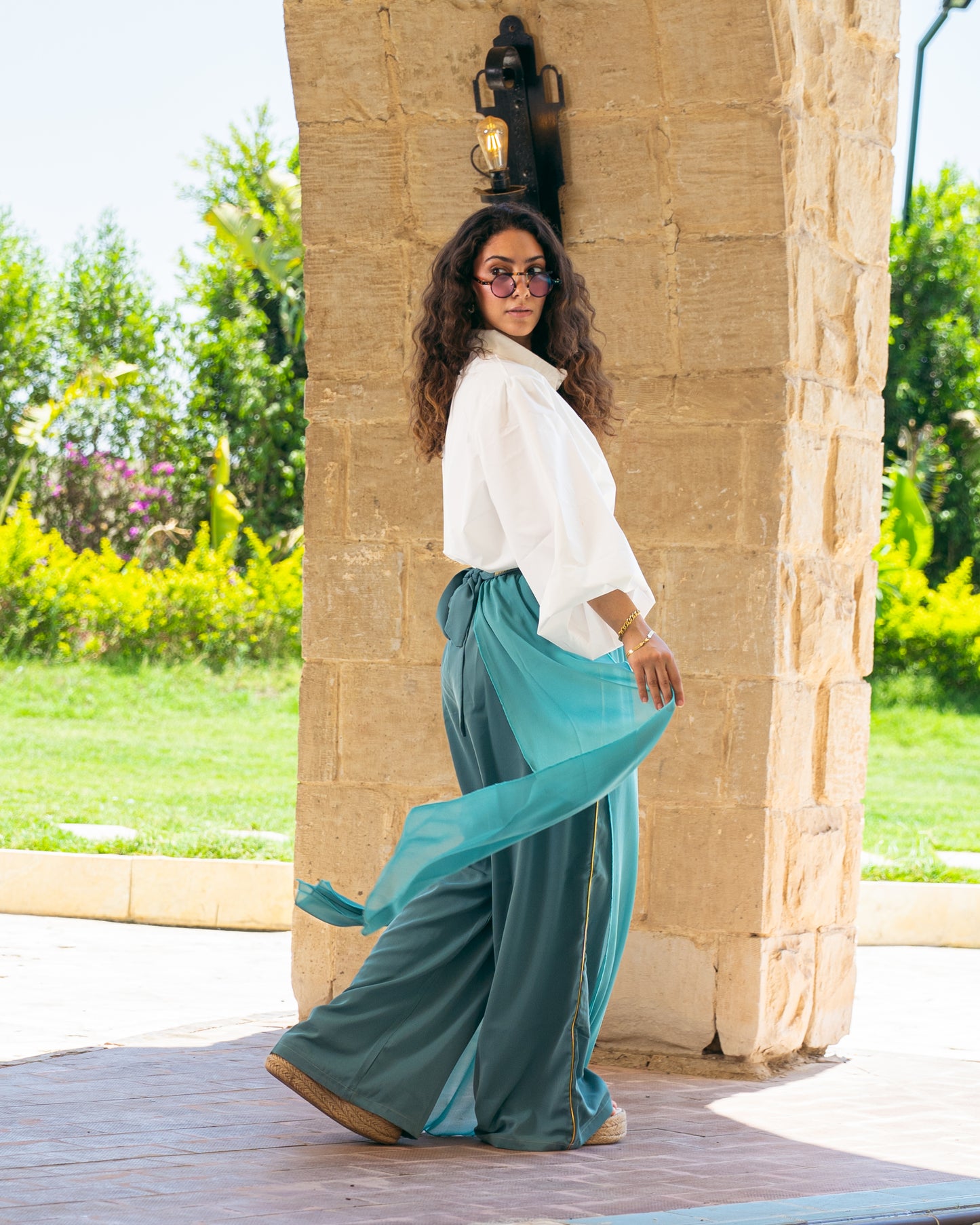 Sea Breeze Pants In Teal