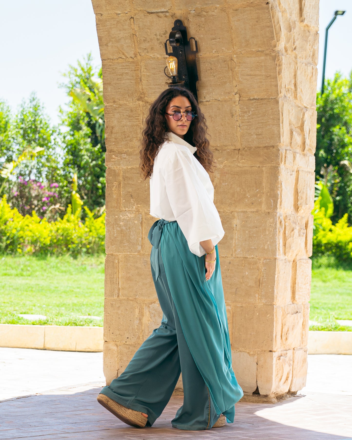 Sea Breeze Pants In Teal