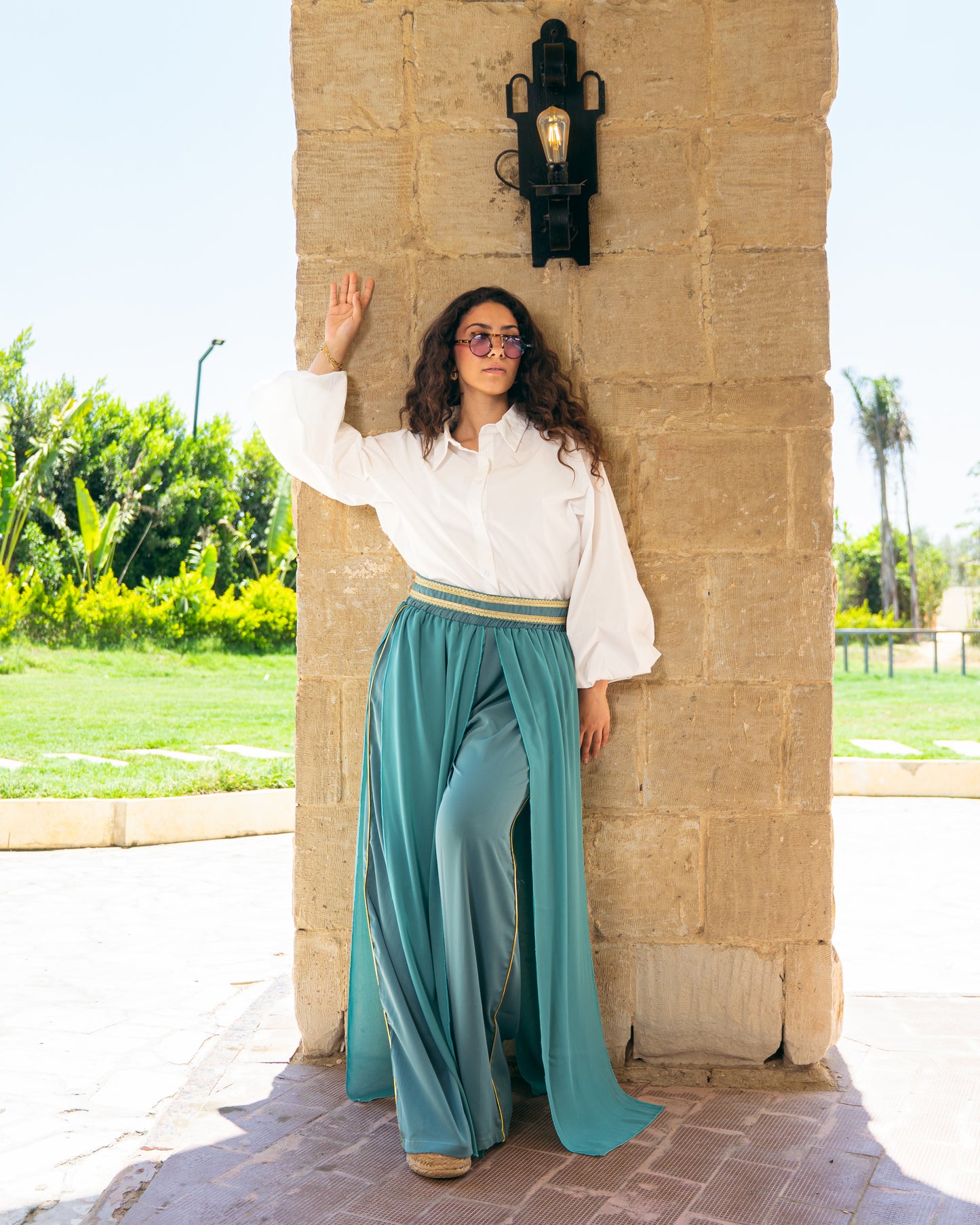Sea Breeze Pants In Teal