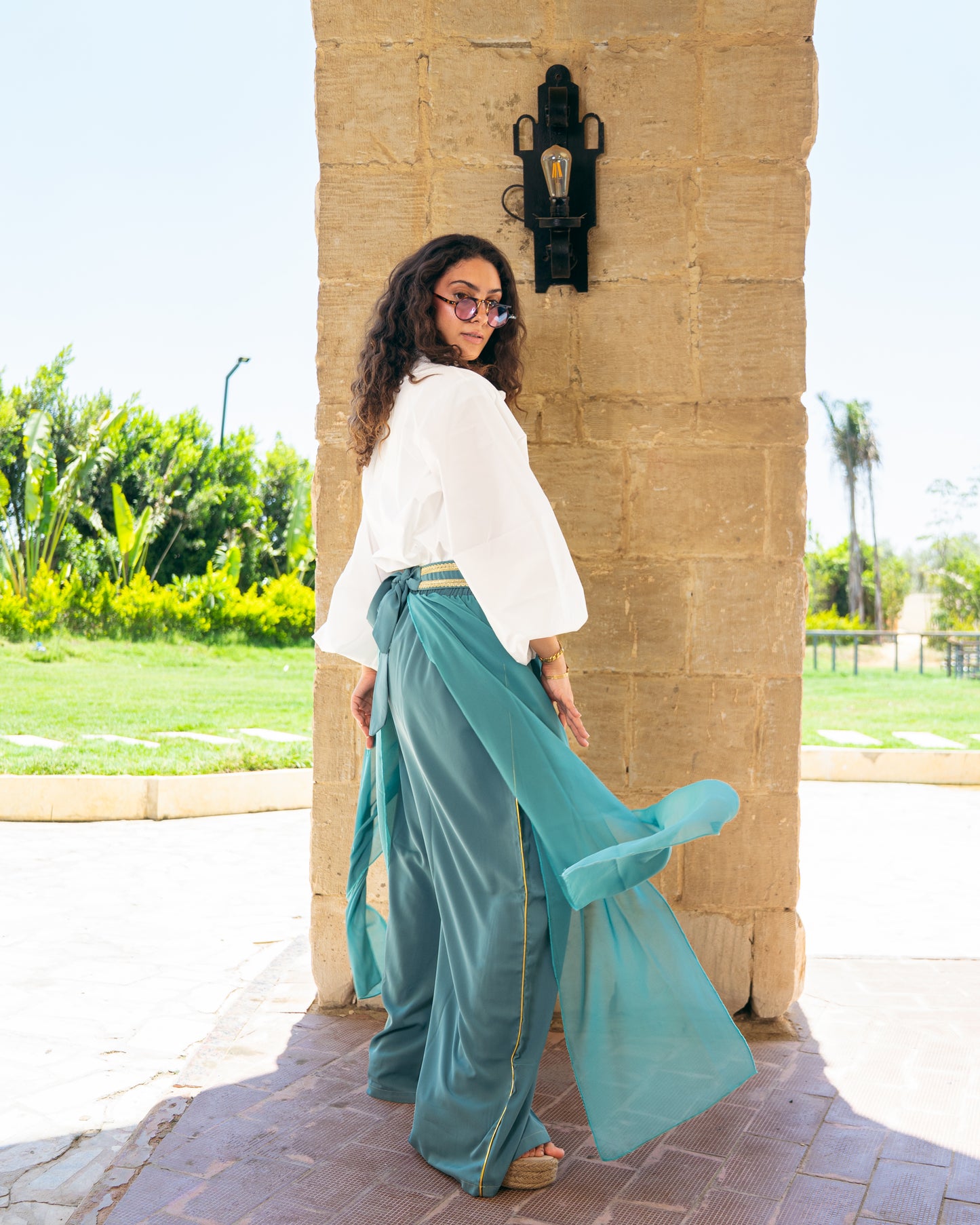 Sea Breeze Pants In Teal