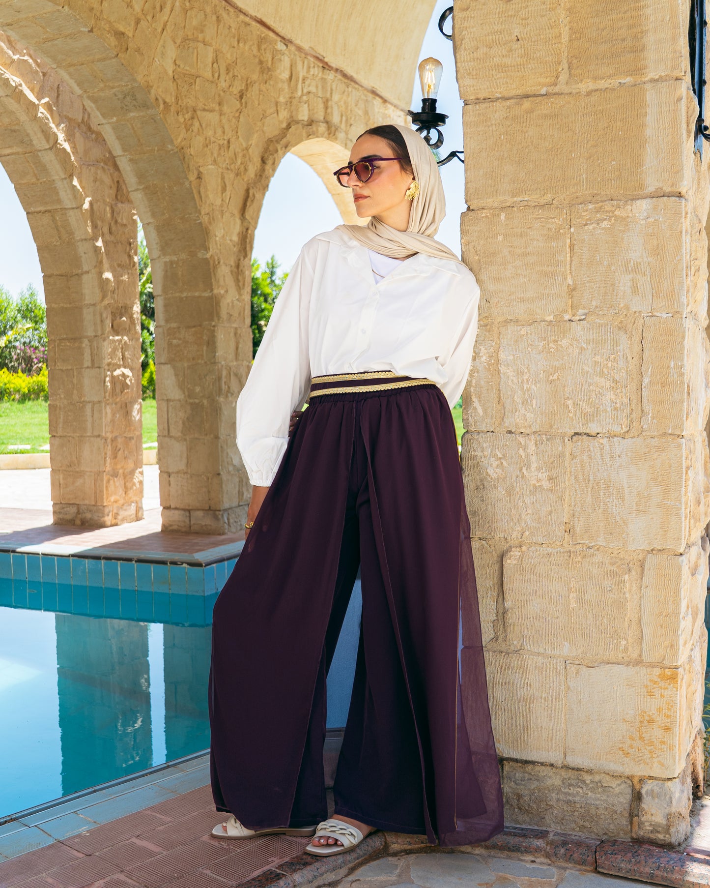 Sea Breeze Pants In Plum