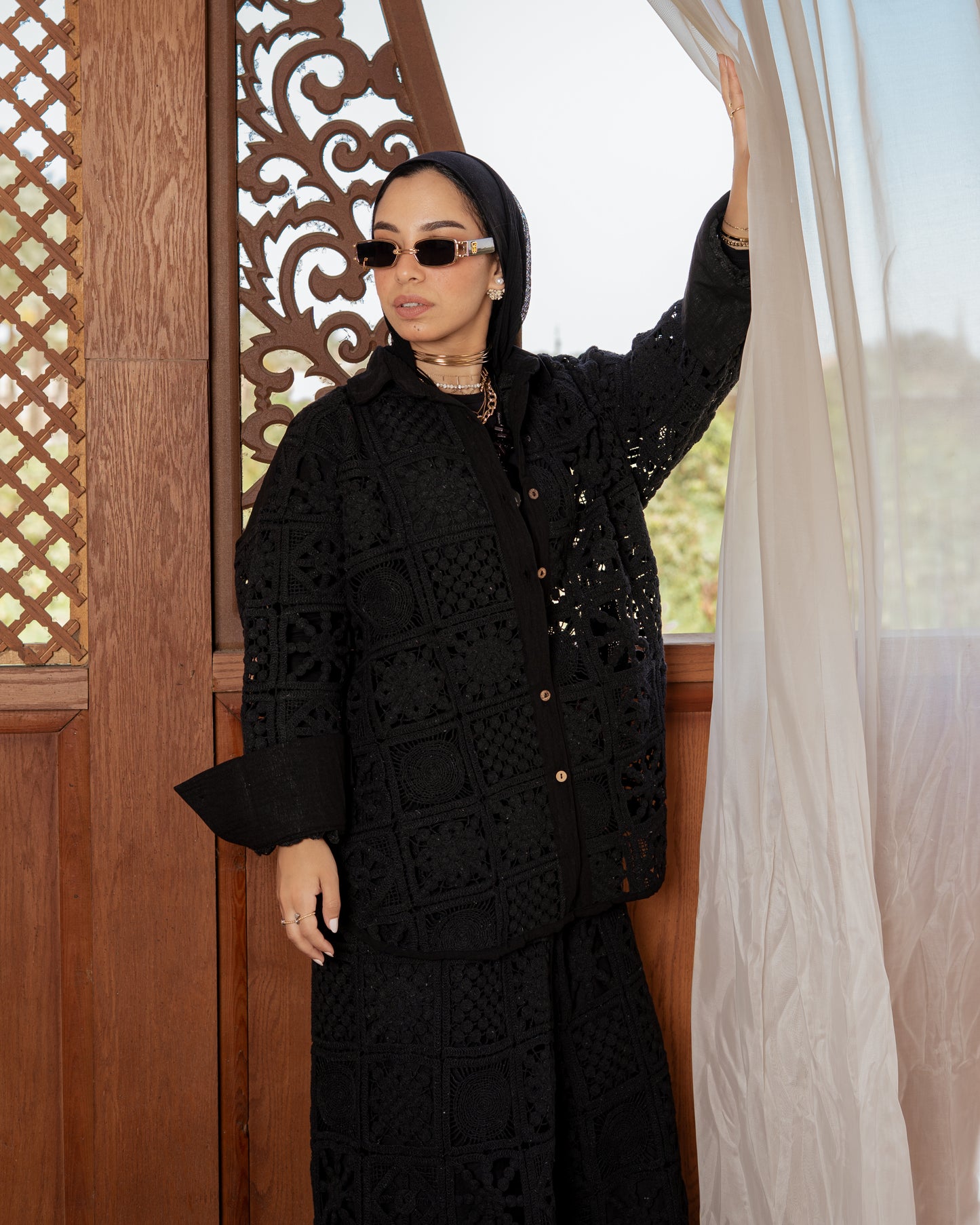 Nabila In Black Set