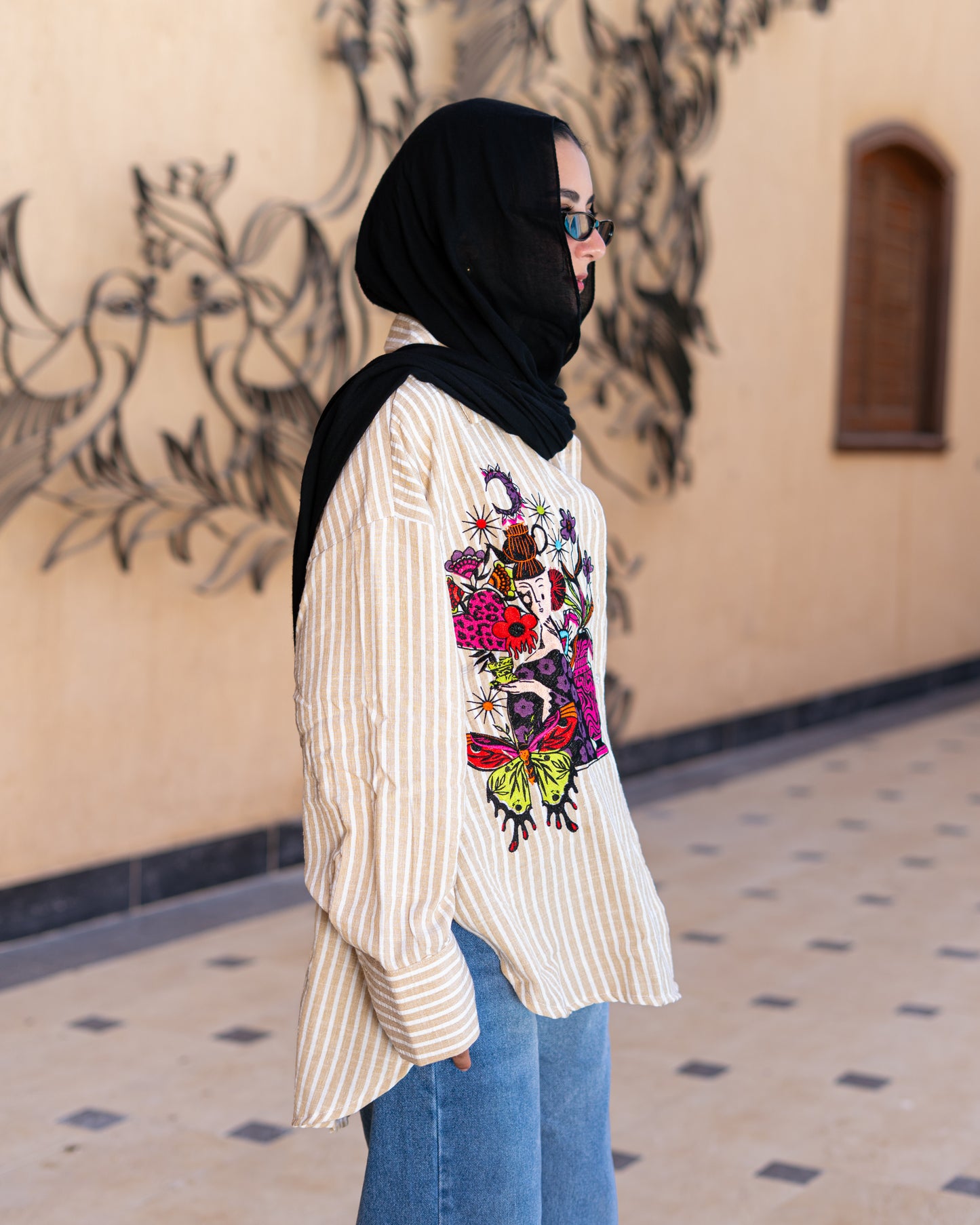 Stay Cool In Beige Shirt