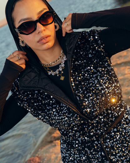 Dai Bling Puffer Vest