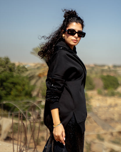 Black Sequins Set
