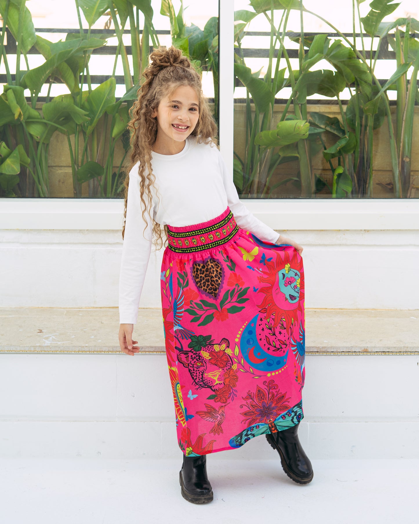 Aida in Hot Pink - Kids