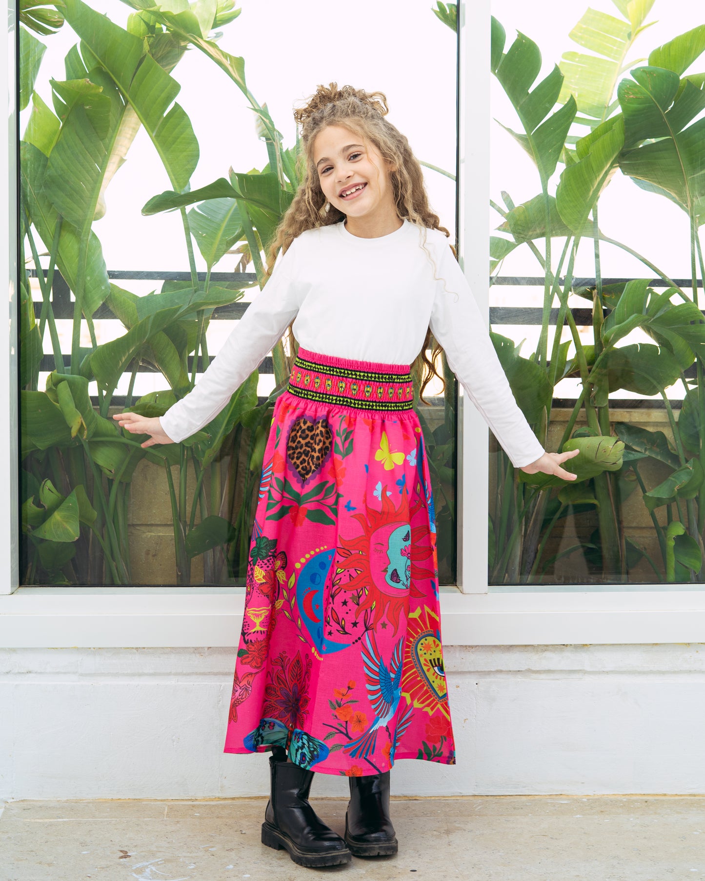 Aida in Hot Pink - Kids