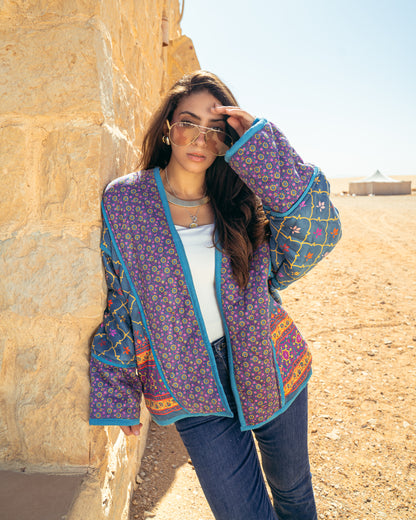 Fateema Suede Puffer