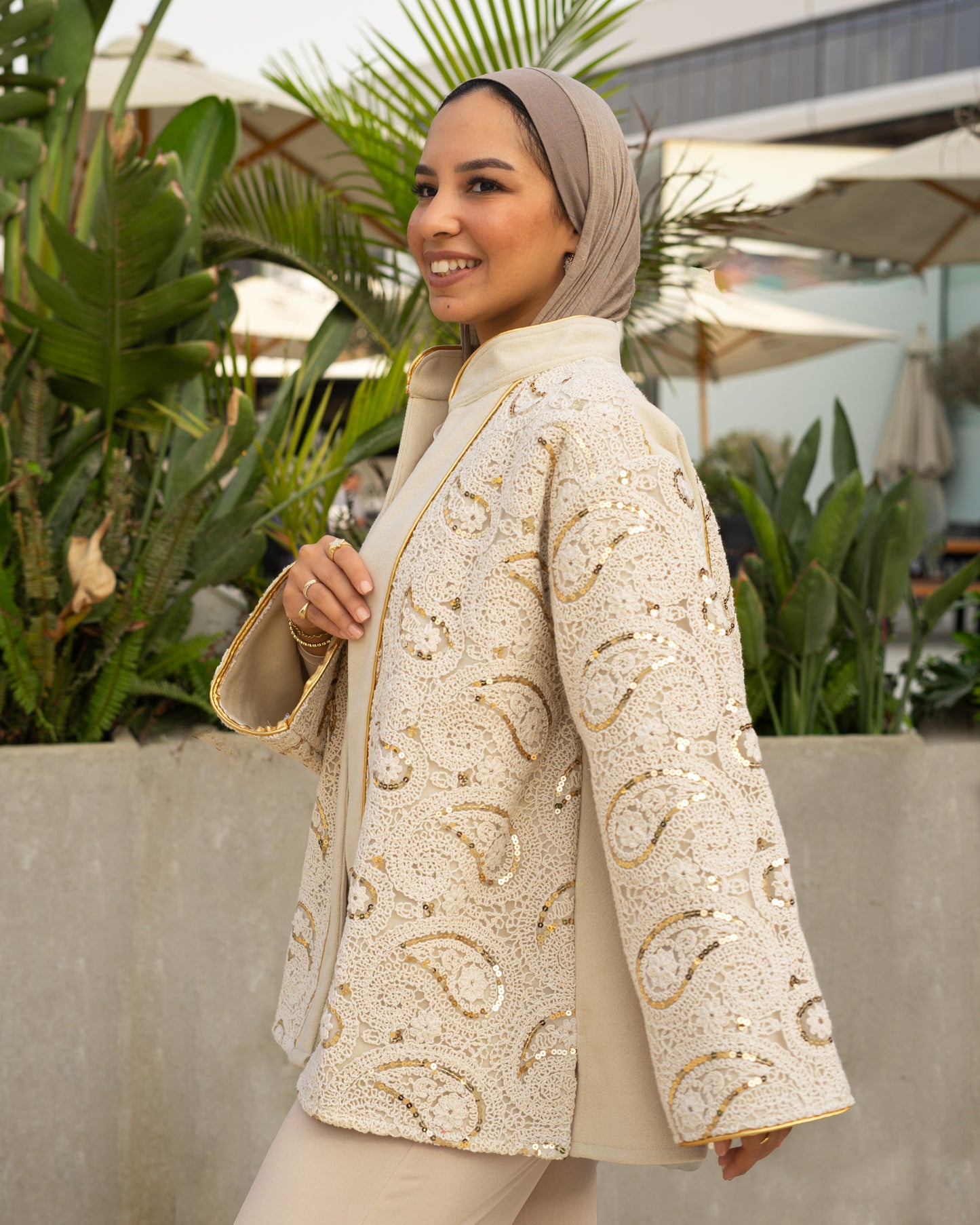 Dahab Jacket in White