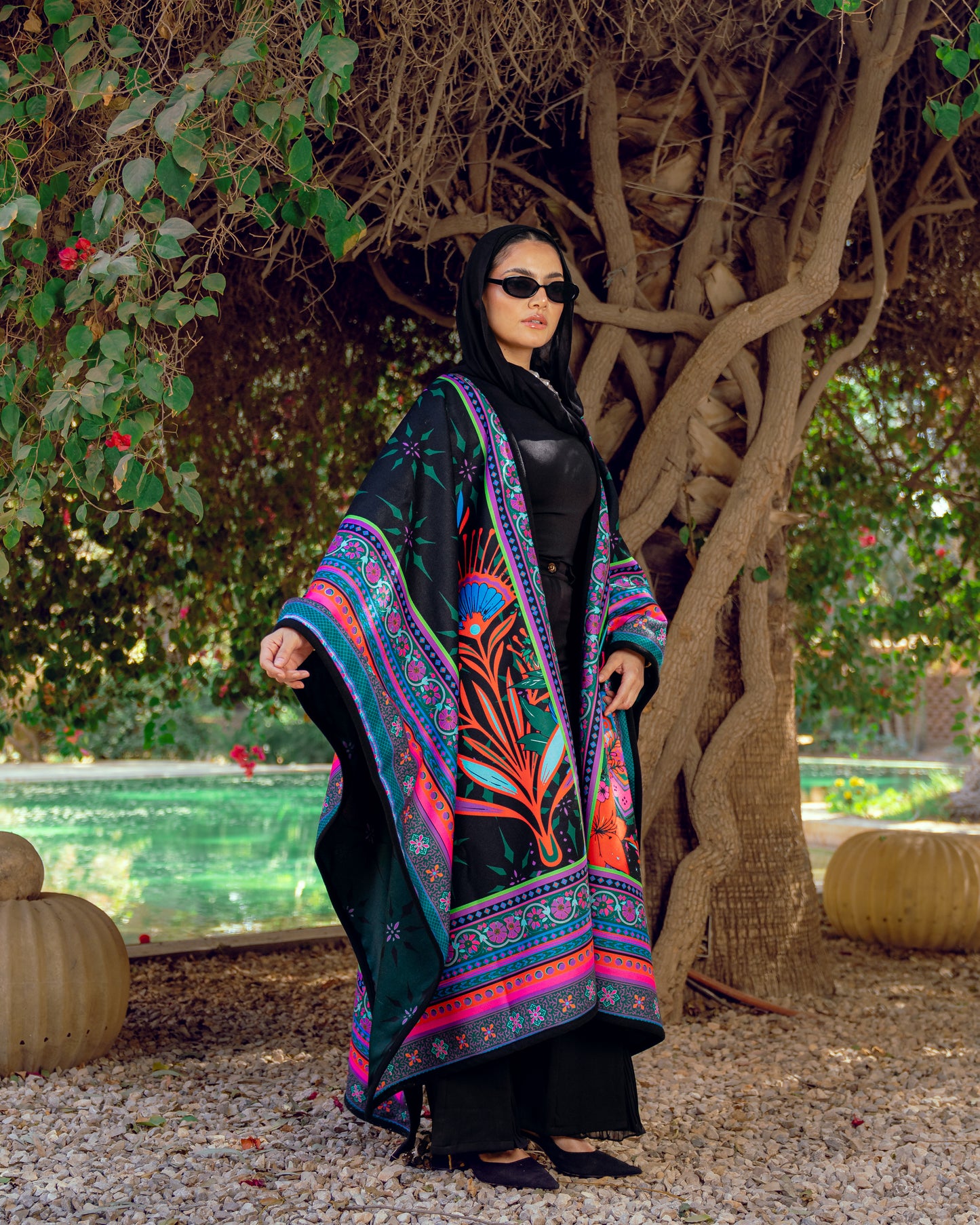 Rouh Double Face Shawl