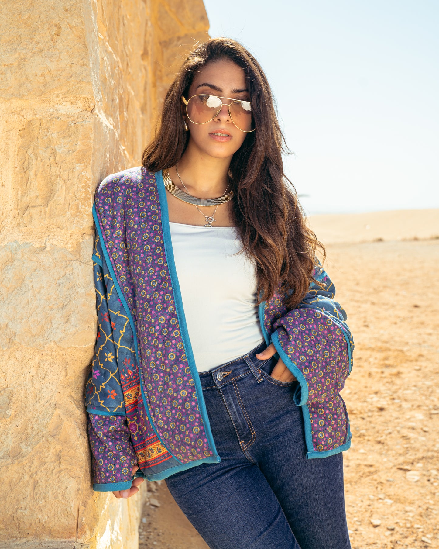 Fateema Suede Puffer