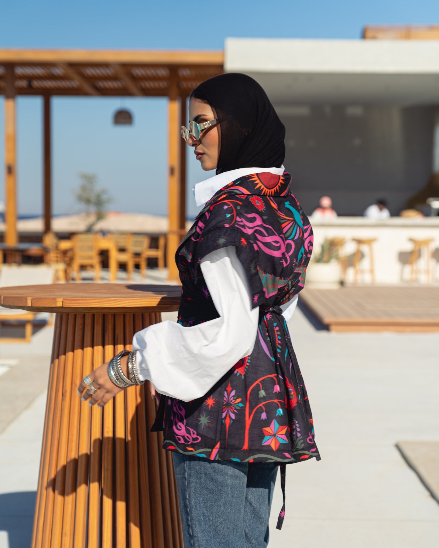 Santorini Vest - Black