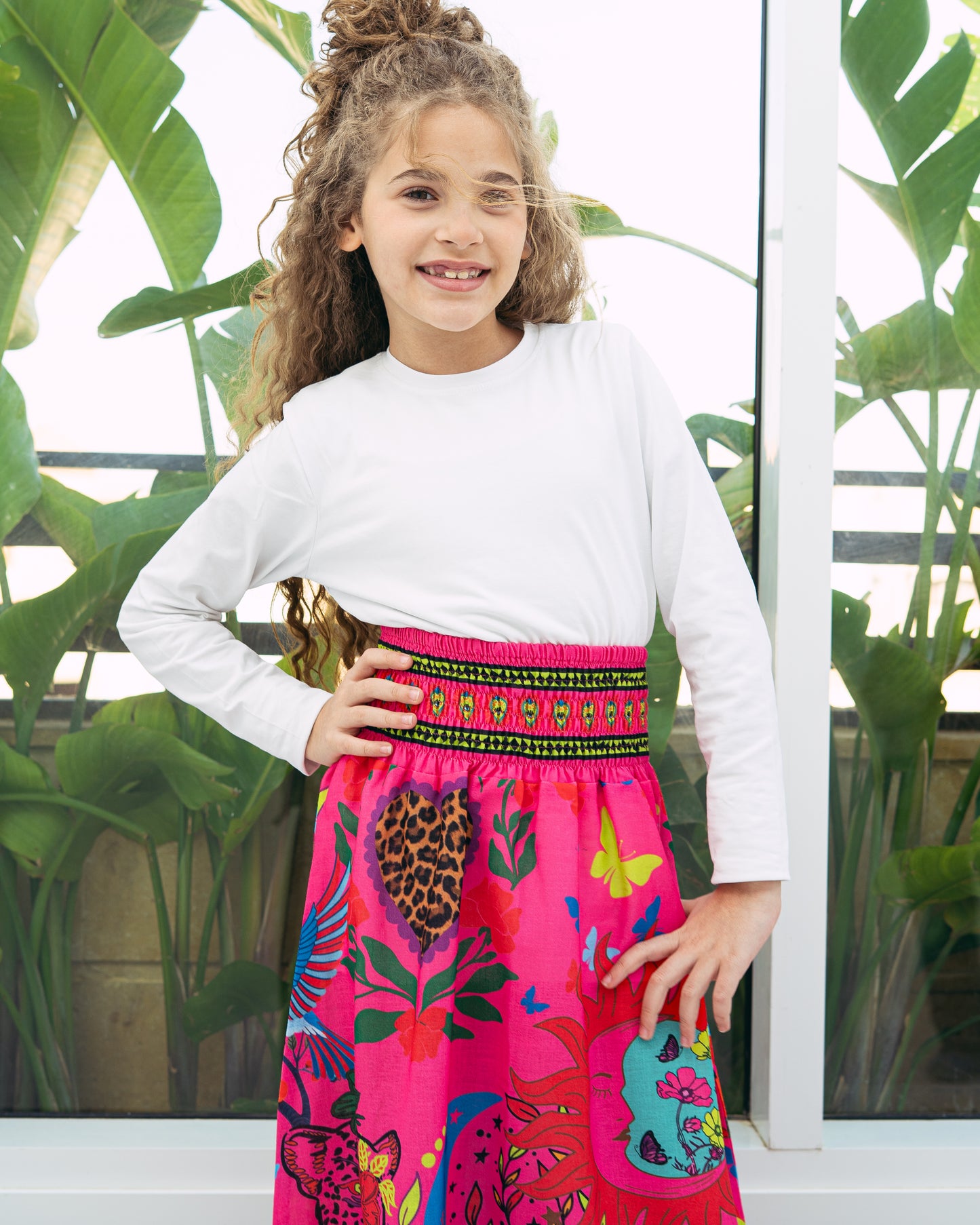 Aida in Hot Pink - Kids