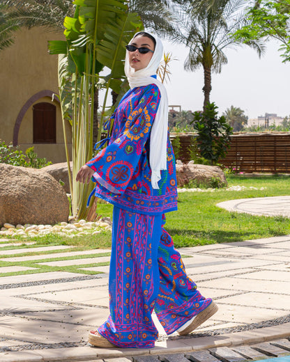 Suzani Set in Blue
