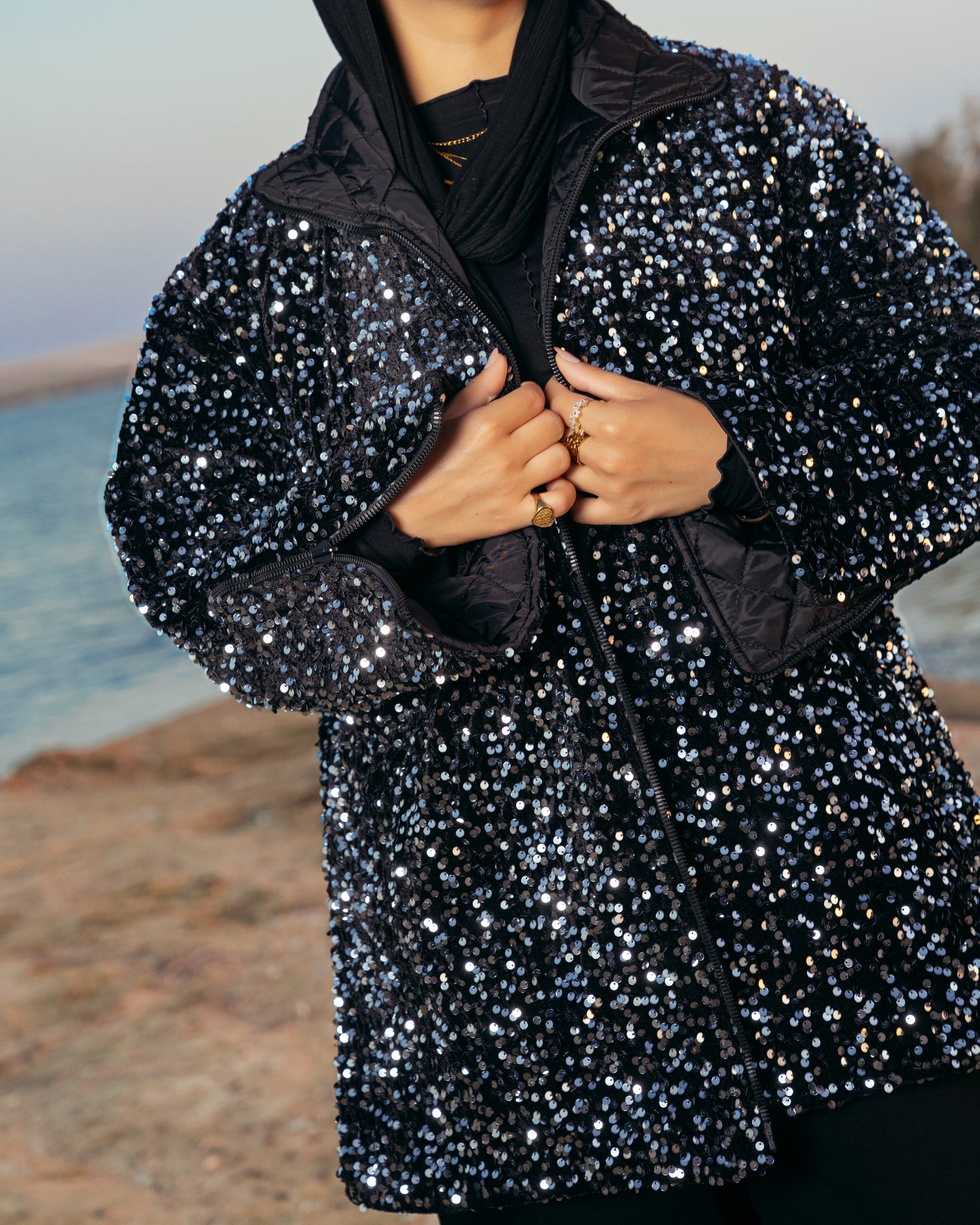 Silver Dai Puffer Jacket