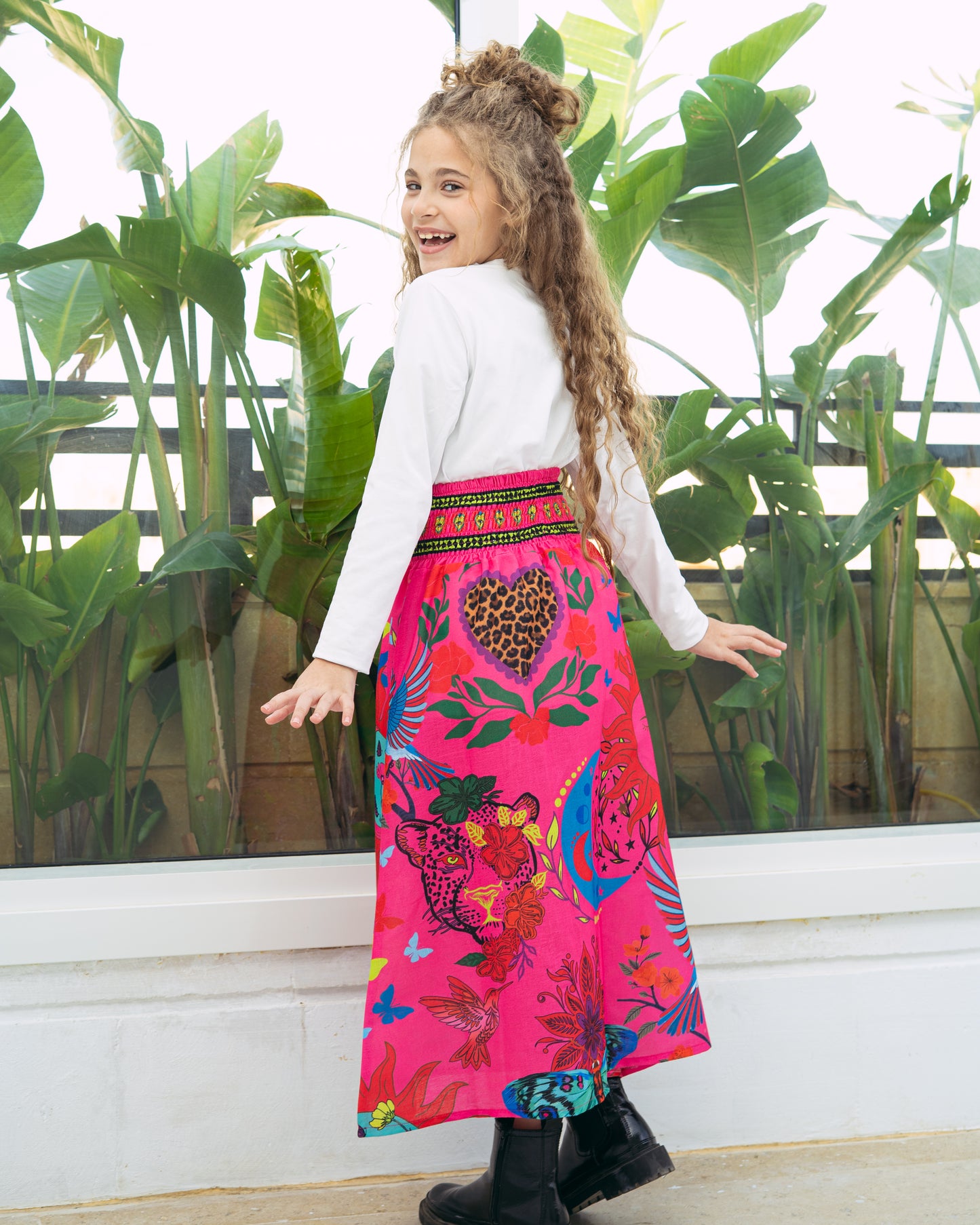 Aida in Hot Pink - Kids