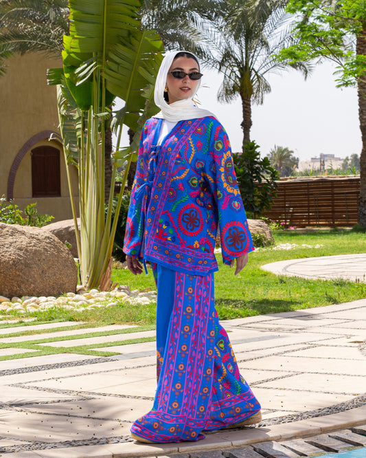 Suzani Set in Blue