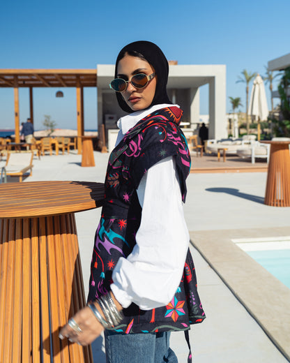 Santorini Vest - Black