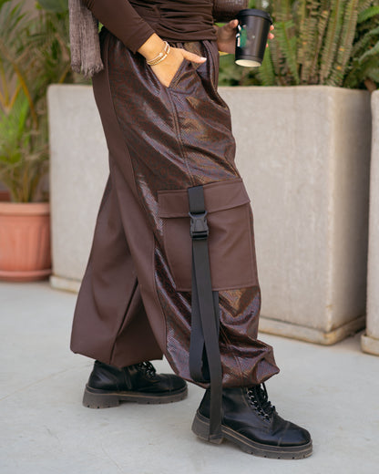 Brown Snake Pants