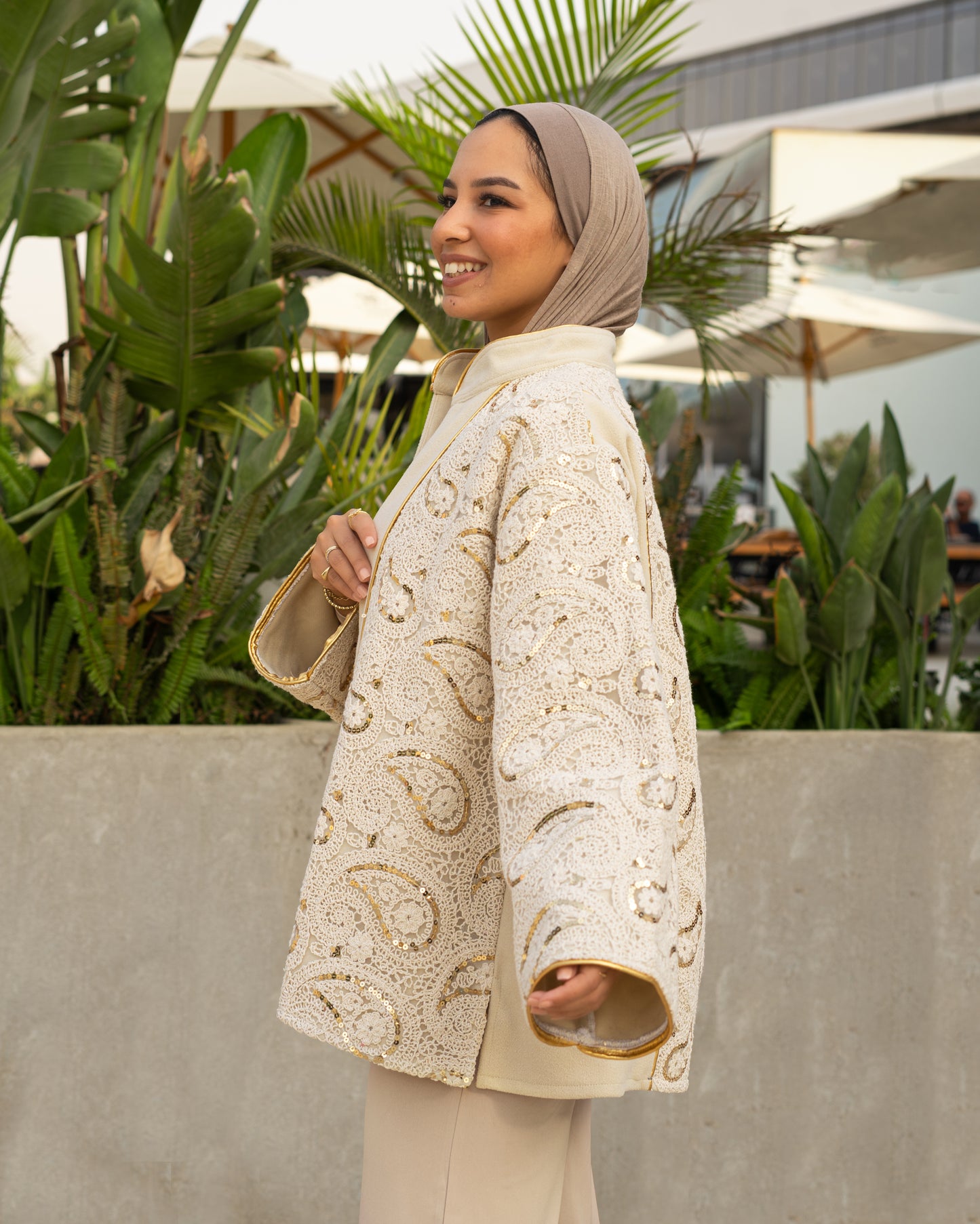 Dahab Jacket in White