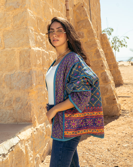 Fateema Suede Puffer