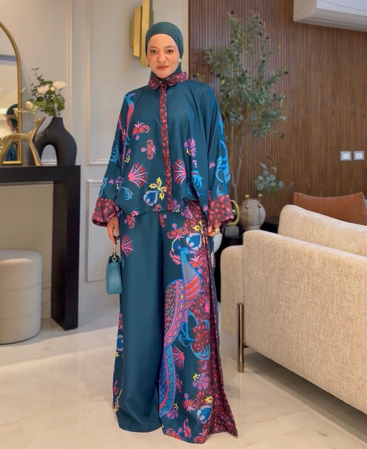 Queen Tawoos Linen Set