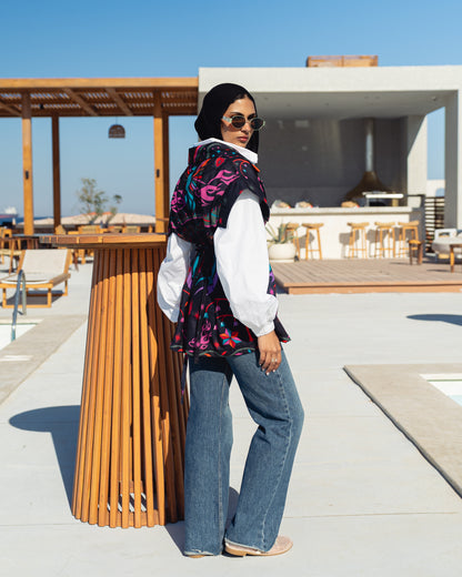 Santorini Vest - Black