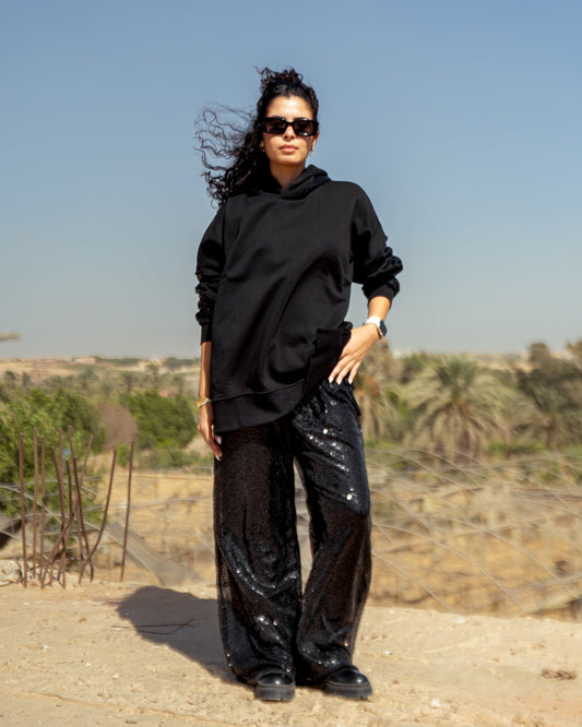 Black Sequins Set