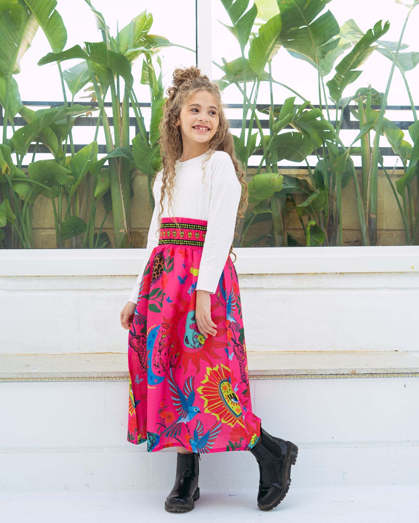 Aida in Hot Pink - Kids