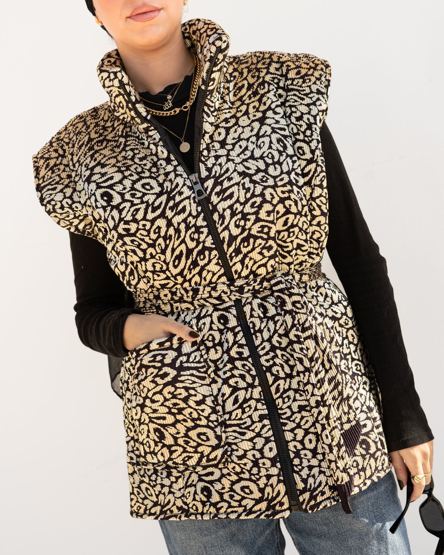 Golden Cheetah Vest