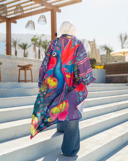 Positano Blouse - Purple