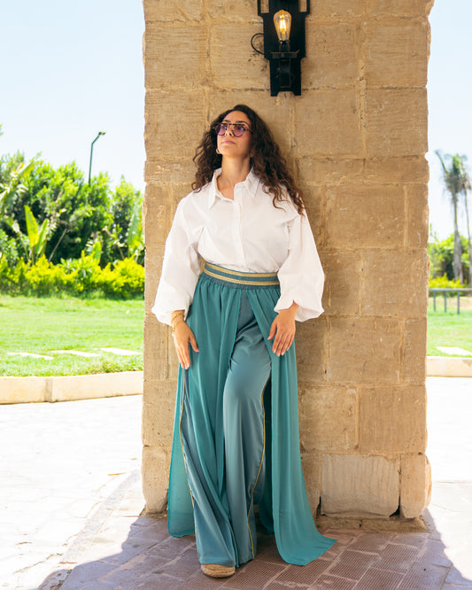 Sea Breeze Pants In Teal