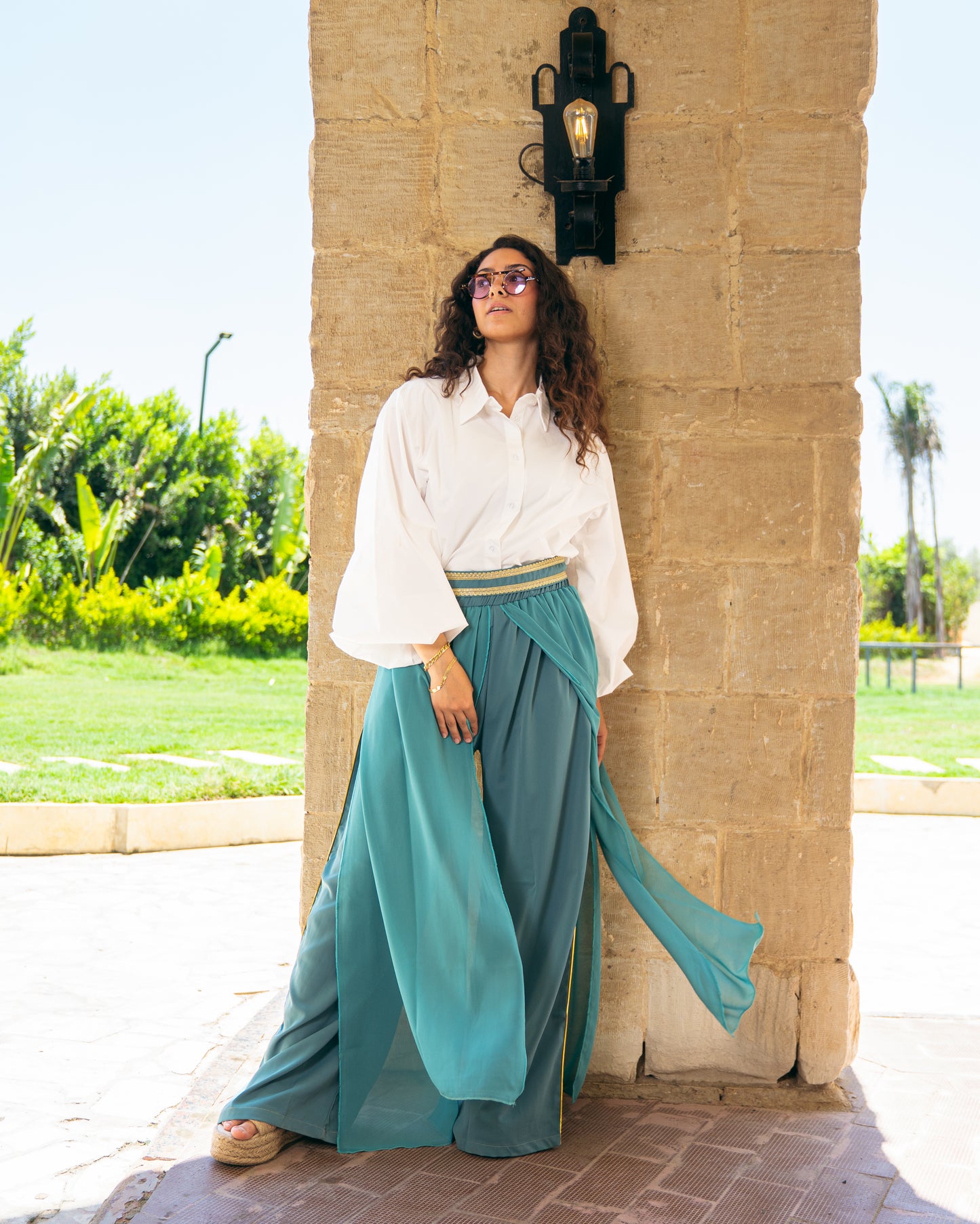 Sea Breeze Pants In Teal