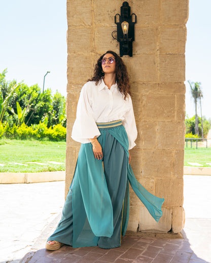 Sea Breeze Pants In Teal