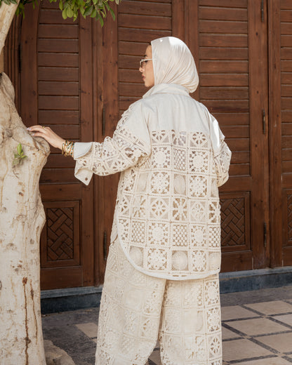 Nabila In White Set