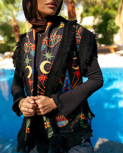 Model wearing Afterglow – Black from Pose Winter '27 – view 9
