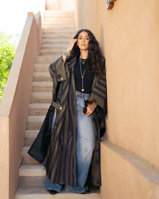 Model wearing Bad Decisions from Pose Winter '27 – view 5