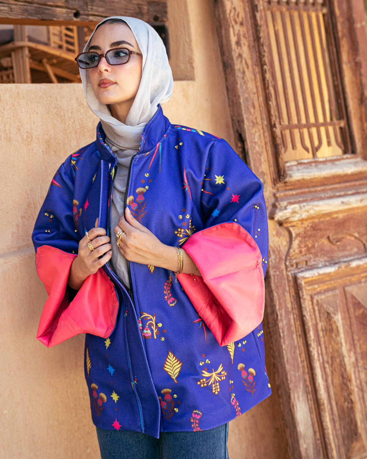 Model wearing Euphoria – Purple from Pose Winter '27