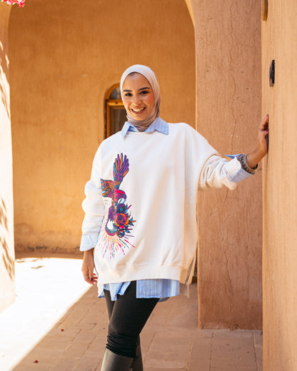 Model wearing Fearless from Pose Winter '27 – view 2