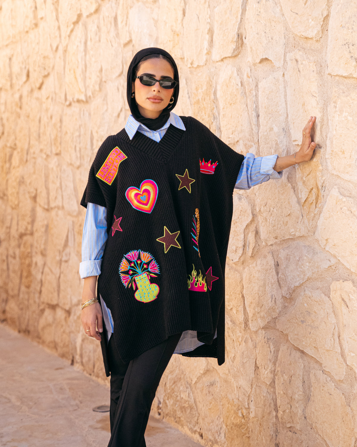 Model wearing Limited Edition from Pose Winter '27