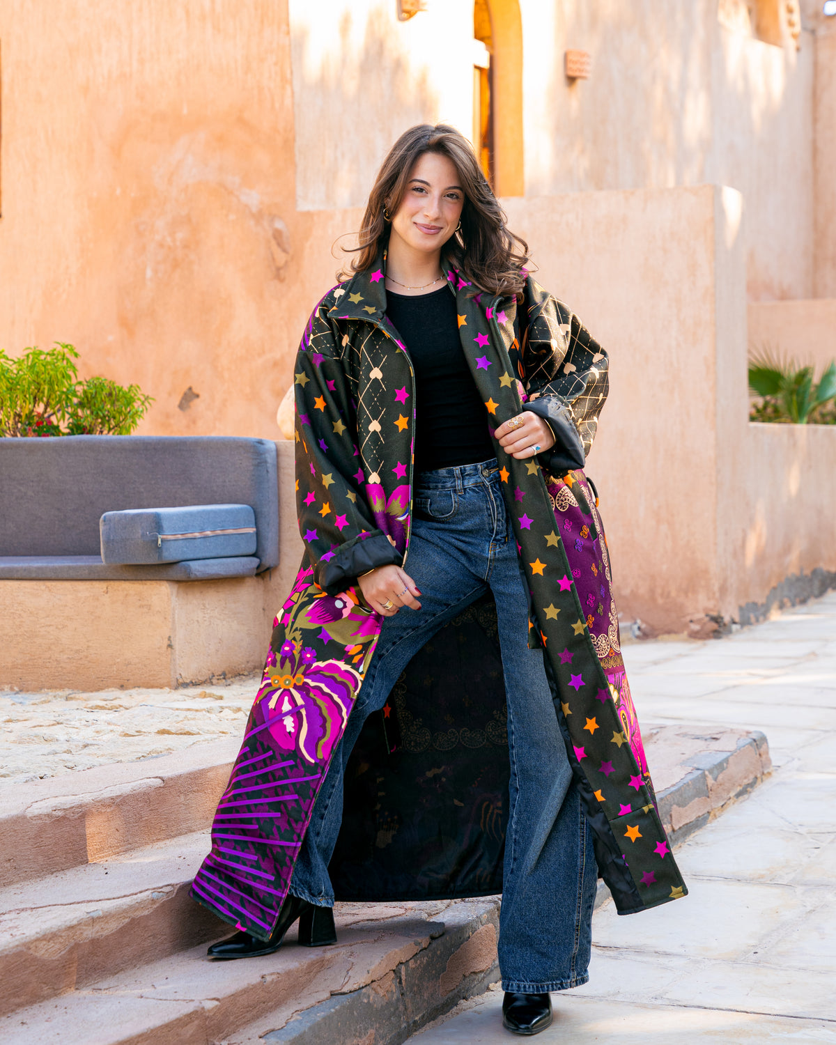Model wearing Not Again from Pose Winter '27 – view 3