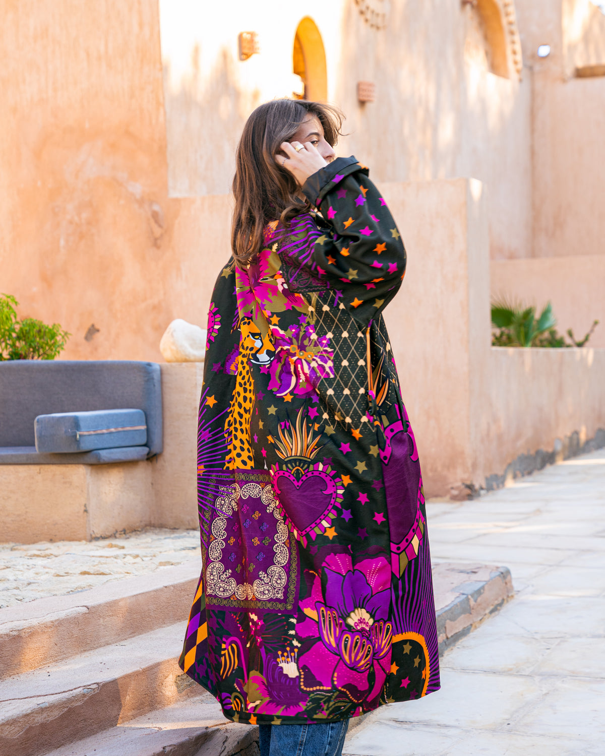 Model wearing Not Again from Pose Winter '27 – view 4