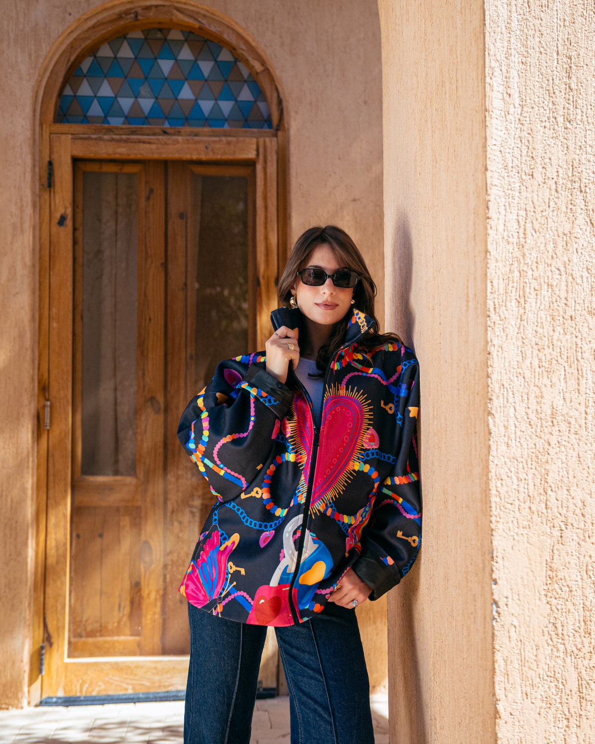 Model wearing Not My Problem from Pose Winter '27 – view 2
