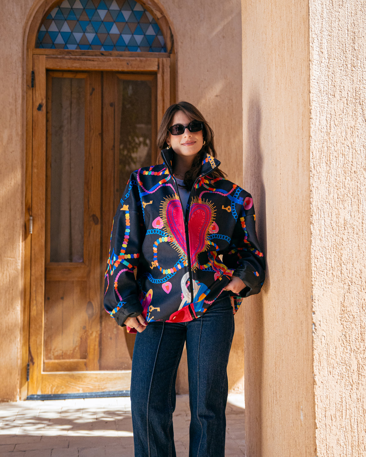 Model wearing Not My Problem from Pose Winter '27 – view 3
