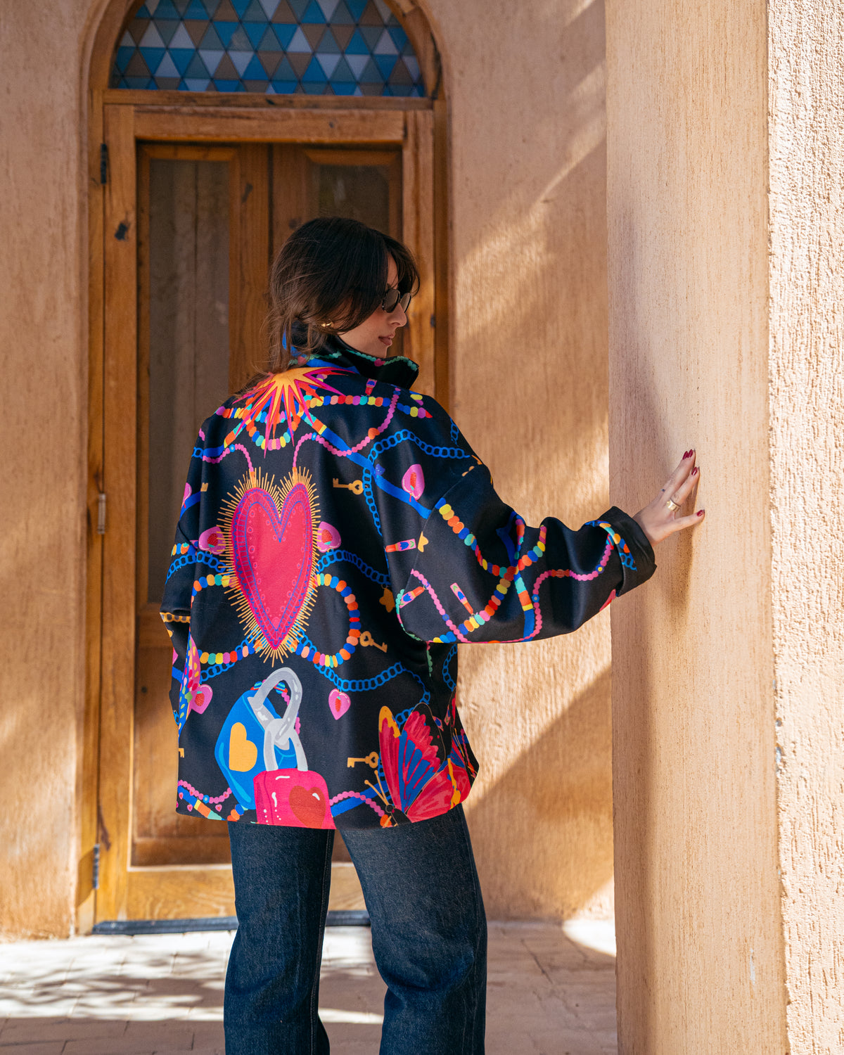 Model wearing Not My Problem from Pose Winter '27 – view 4