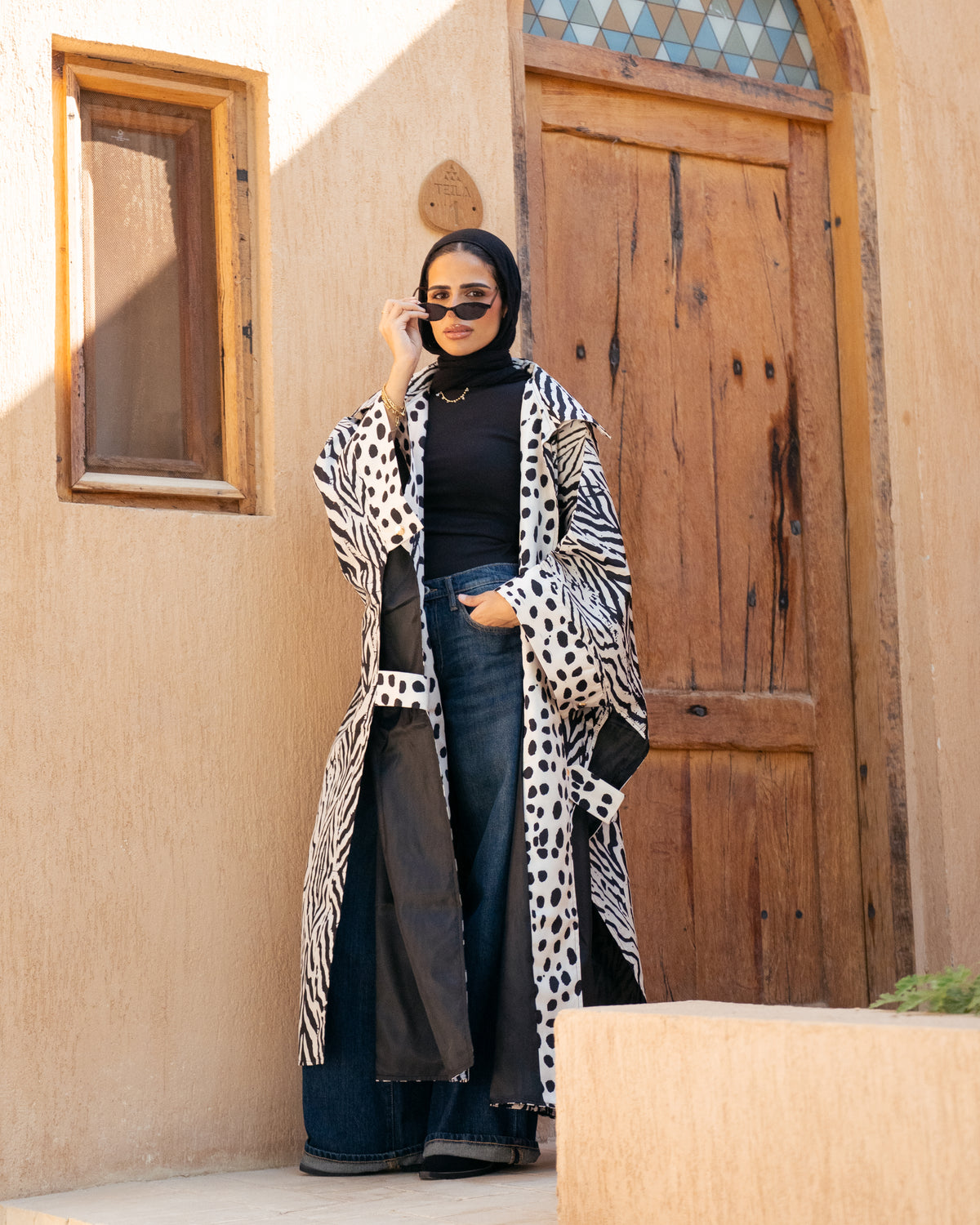Model wearing Not Your Type from Pose Winter '27 – view 3